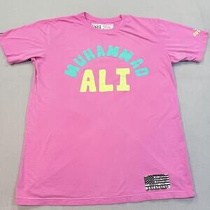 RO Muhammad Ali Shirt Mens XL Pink Live Greatness Boxing Graphic Tee USA